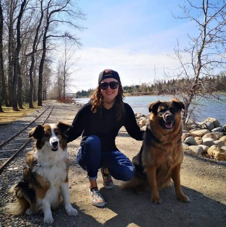 RachelHenryandpups