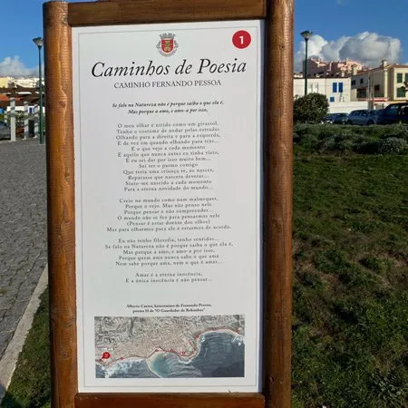 Fernando Pessoa on coast path