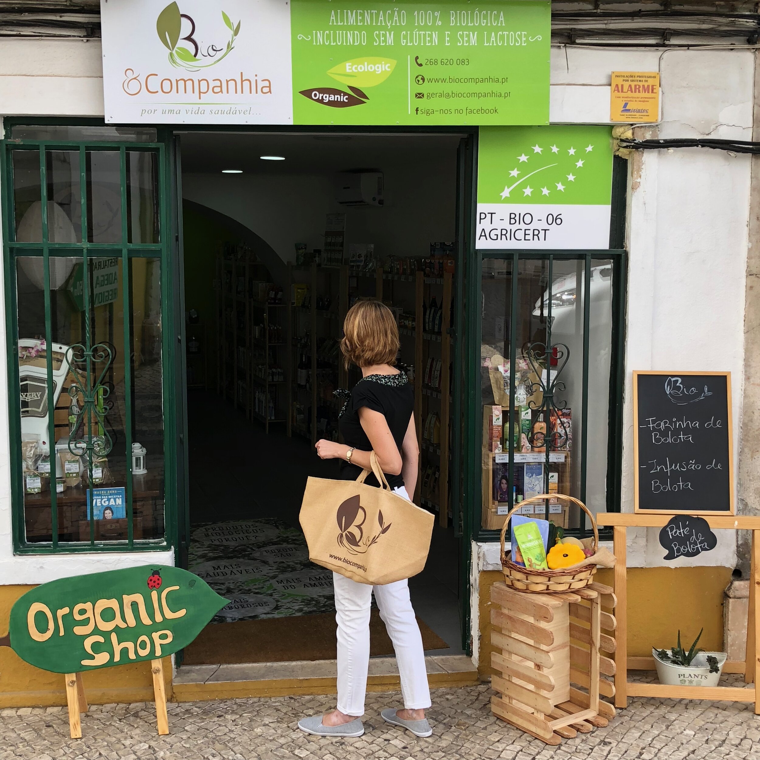 Bio e Companhia is a certified organic store in Elvas, Portugal