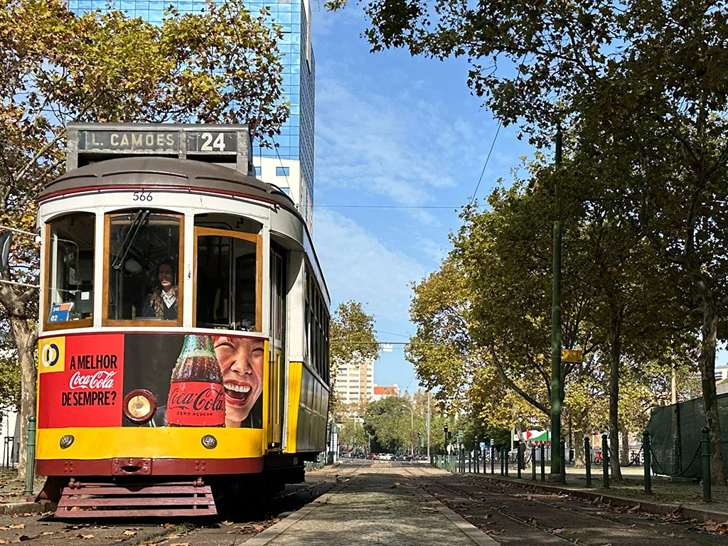 Lisbon Tram Valentines Day