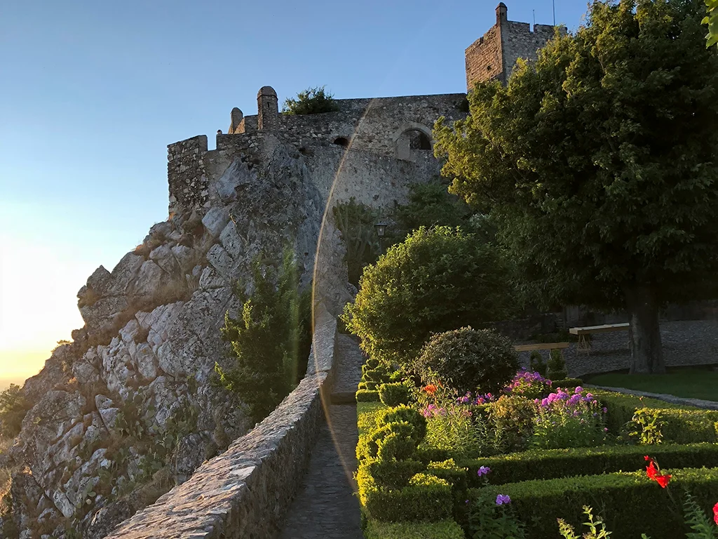 Marvao castle sunset